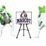 Plush Wolf Mascot Costume