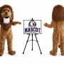 Plush Lion Mascot Costume
