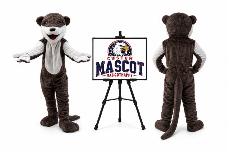 Plush Otter Mascot Costume