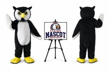 Plush Owl Hoot Mascot Costume
