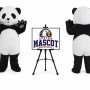 Plush Panda Mascot Costume