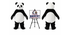 White and Black Plush Panda Mascot Costume White and Black Plush Panda Mascot Costume