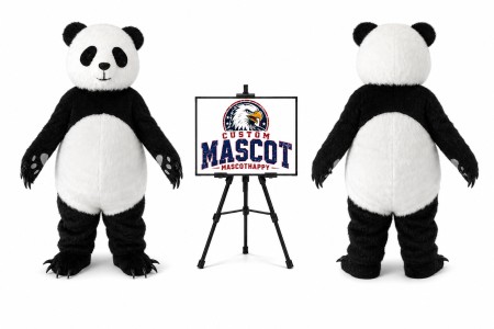 Plush Panda Mascot Costume