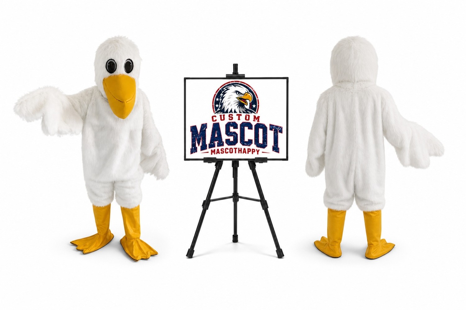 Plush Pelican Mascot Costume Plush Pelican Mascot Costume