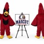 Plush Cardinal Mascot Costume