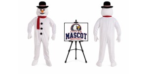 Snowman Mascot Costume for Christmas Events Snowman Mascot Costume for Christmas Events
