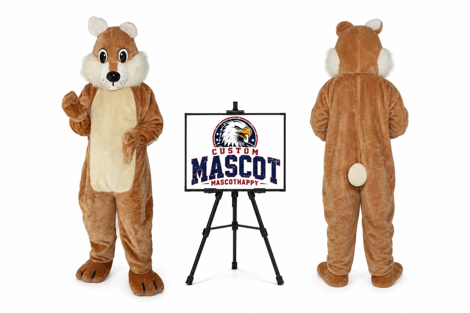 Plush Squirrels Mascot Costume Plush Squirrels Mascot Costume