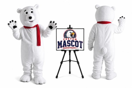 Polar Bear Bear Mascot Costume