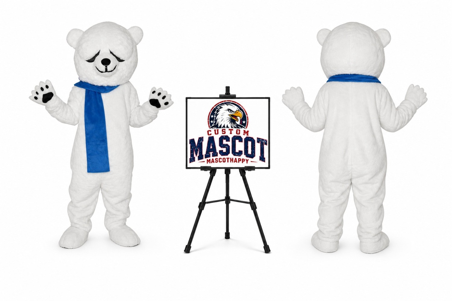 Polar Bear Mascot Costume Polar Bear Mascot Costume