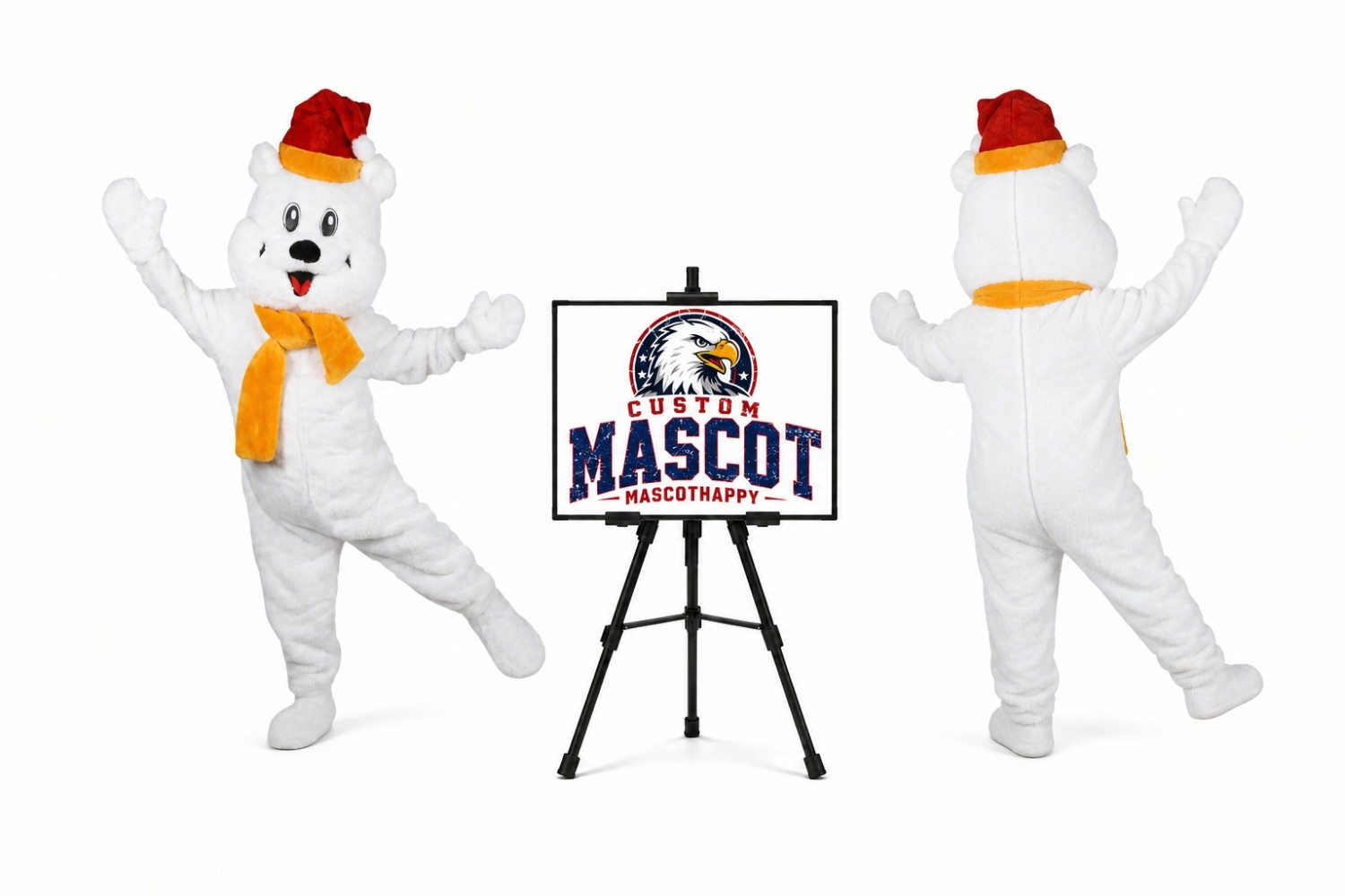 Polar Bear Mascot Costume Polar Bear Mascot Costume