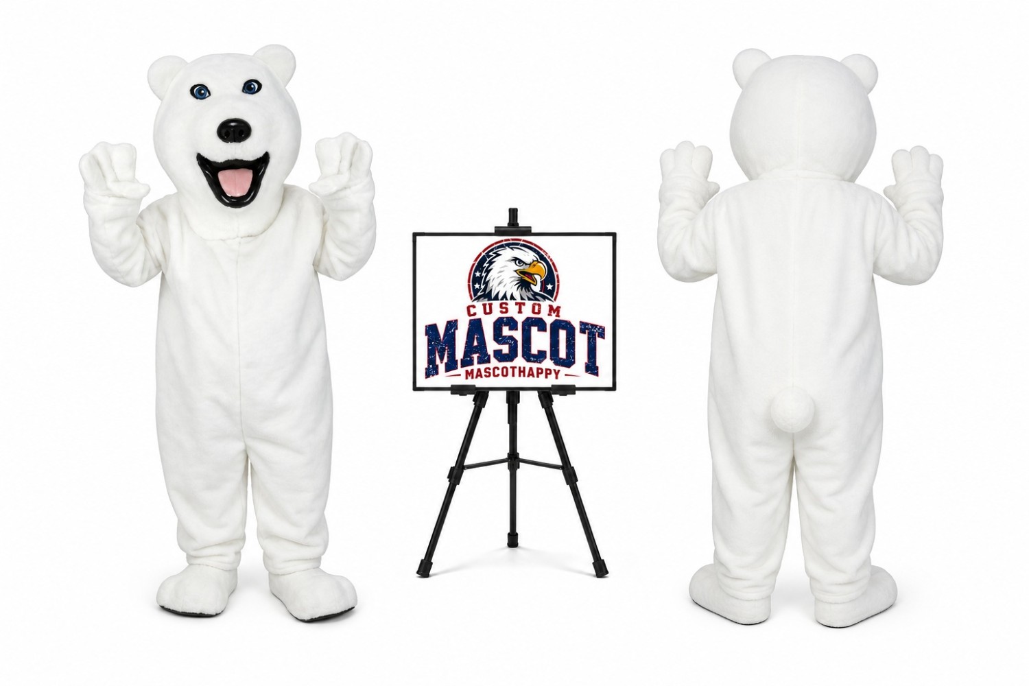Polar Bear Mascot Costume Polar Bear Mascot Costume