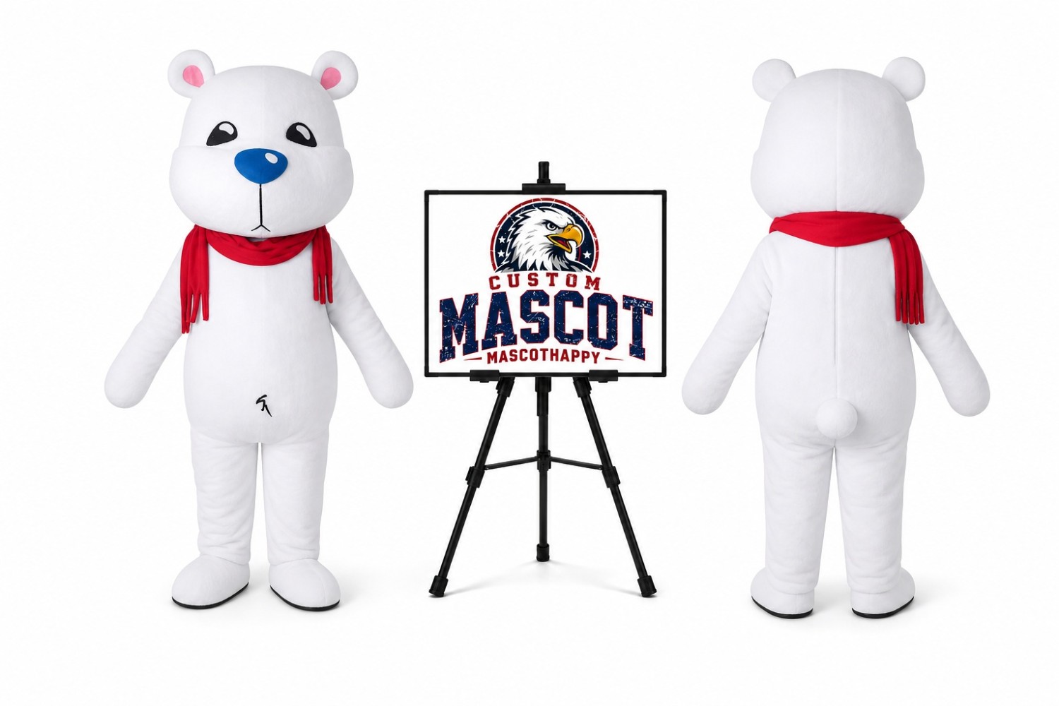 Polar Bear Mascot Costume Polar Bear Mascot Costume