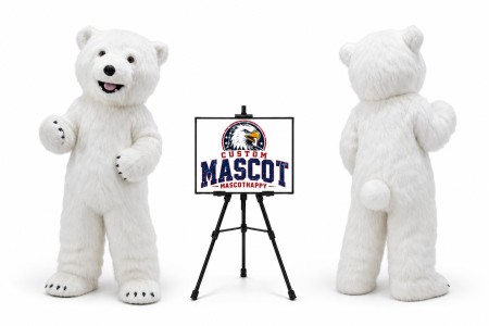 Polar Bear Mascot Costume