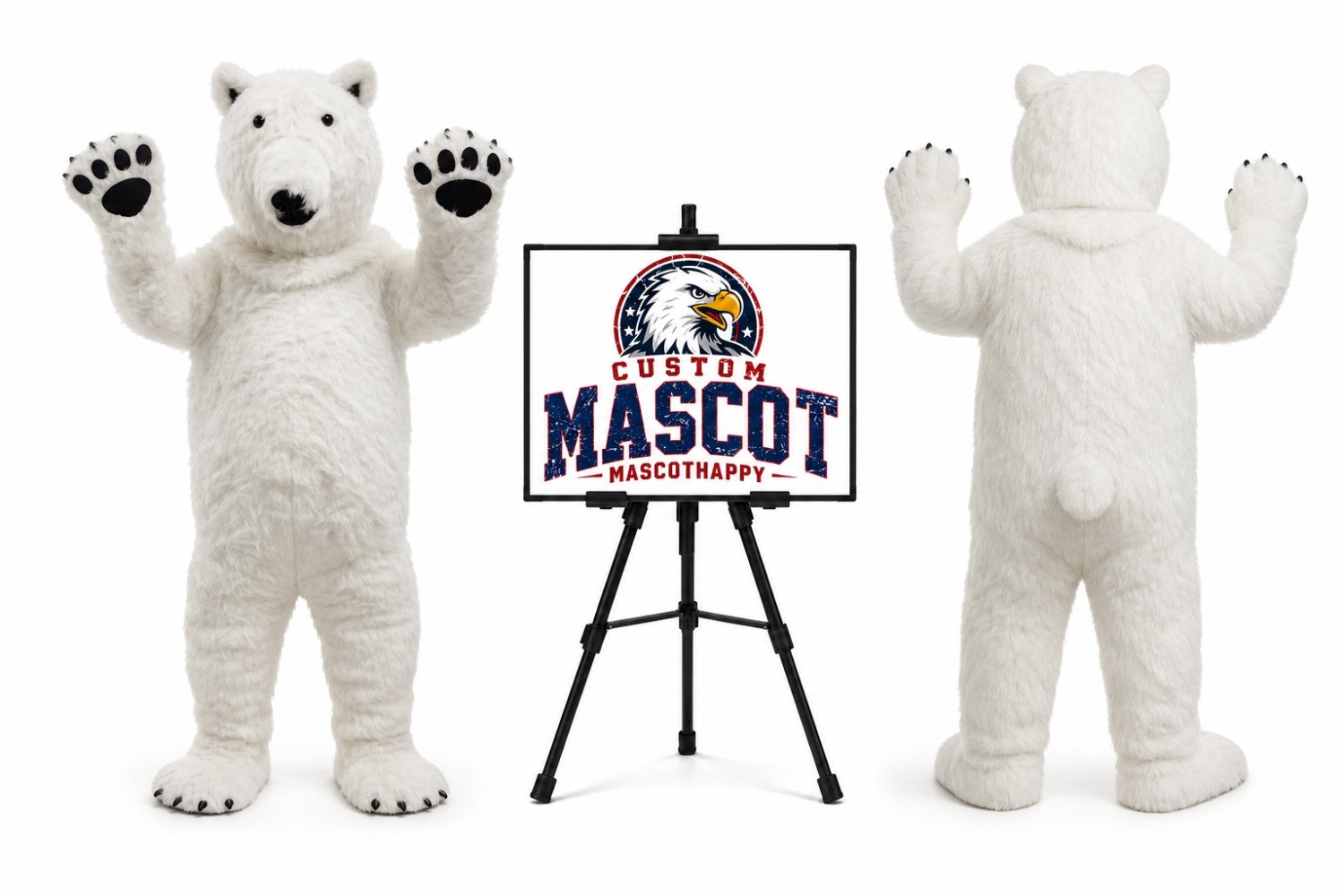 Polar Bear Mascot Costume Polar Bear Mascot Costume
