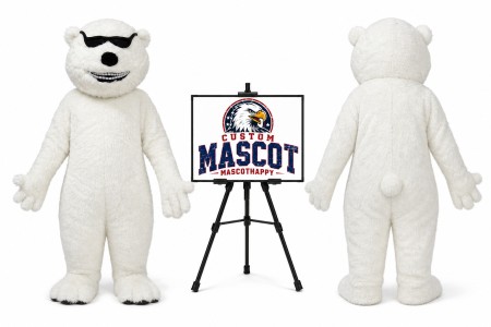 Polar Bear Mascot Costume