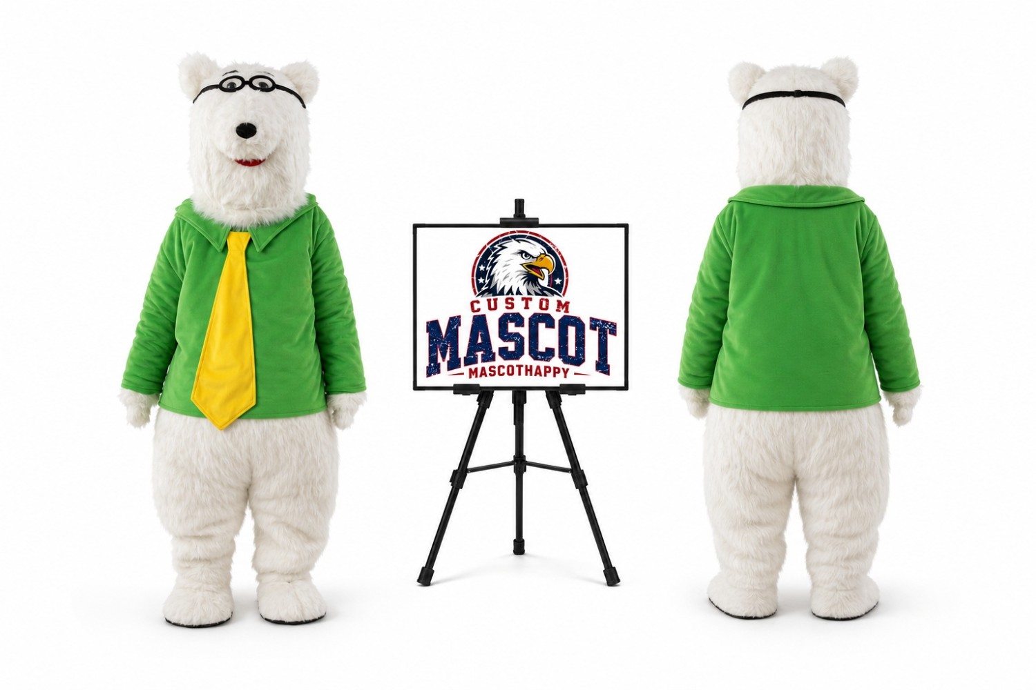 Polar Bear Mascot Costume Polar Bear Mascot Costume