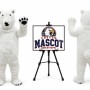 Polar Bear Mascot Costume