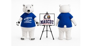 Polar Bear Mascot Costume for Parades Polar Bear Mascot Costume for Parades