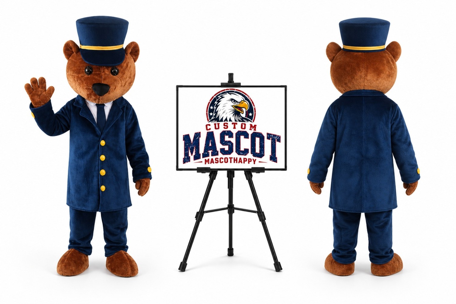 Police Bear Mascot Costume Police Bear Mascot Costume