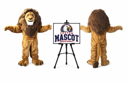 Power Animal Lion Mascot Costume