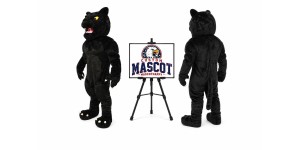 Power Panther Mascot Costume Power Panther Mascot Costume