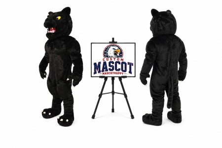 Power Panther Mascot Costume