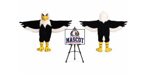 Power Eagle Mascot Costume Power Eagle Mascot Costume