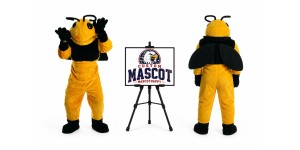 Power Hornet Mascot Costume Power Hornet Mascot Costume