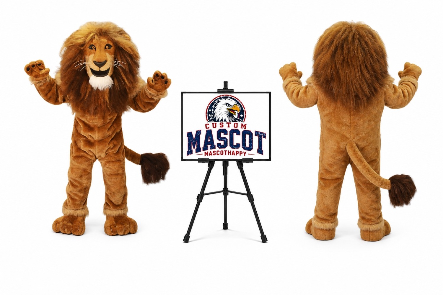 Power Lion Mascot Costume Power Lion Mascot Costume