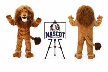 Power Lion Mascot Costume