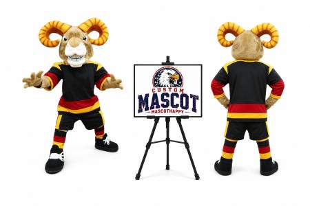 Power Sport Ram Mascot Costume for Sports Events
