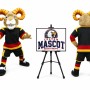 Power Sport Ram Mascot Costume for Sports Events