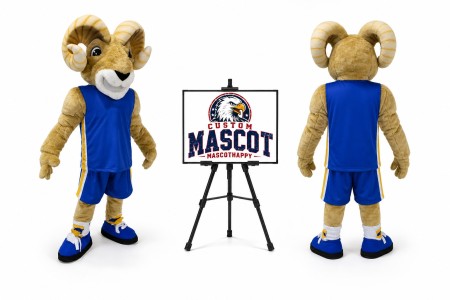 Power Sport Rams Mascot Costume for Sports Events
