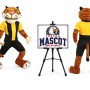 Power Tiger Mascot Costume