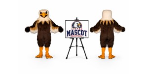 Predator Eagle Mascot Costume Predator Eagle Mascot Costume