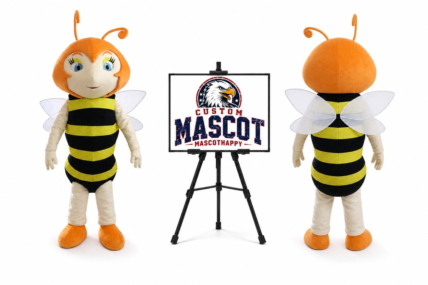 Pretty Bee Mascot Costume Pretty Bee Mascot Costume