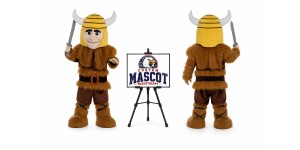 Primitive Man Cartoon Orc Warrior Mascot Costume Primitive Man Cartoon Orc Warrior Mascot Costume