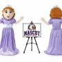 Princess Girl Mascot Costume