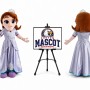 Princess Mascot Costume