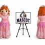 Princess Mascot Costume