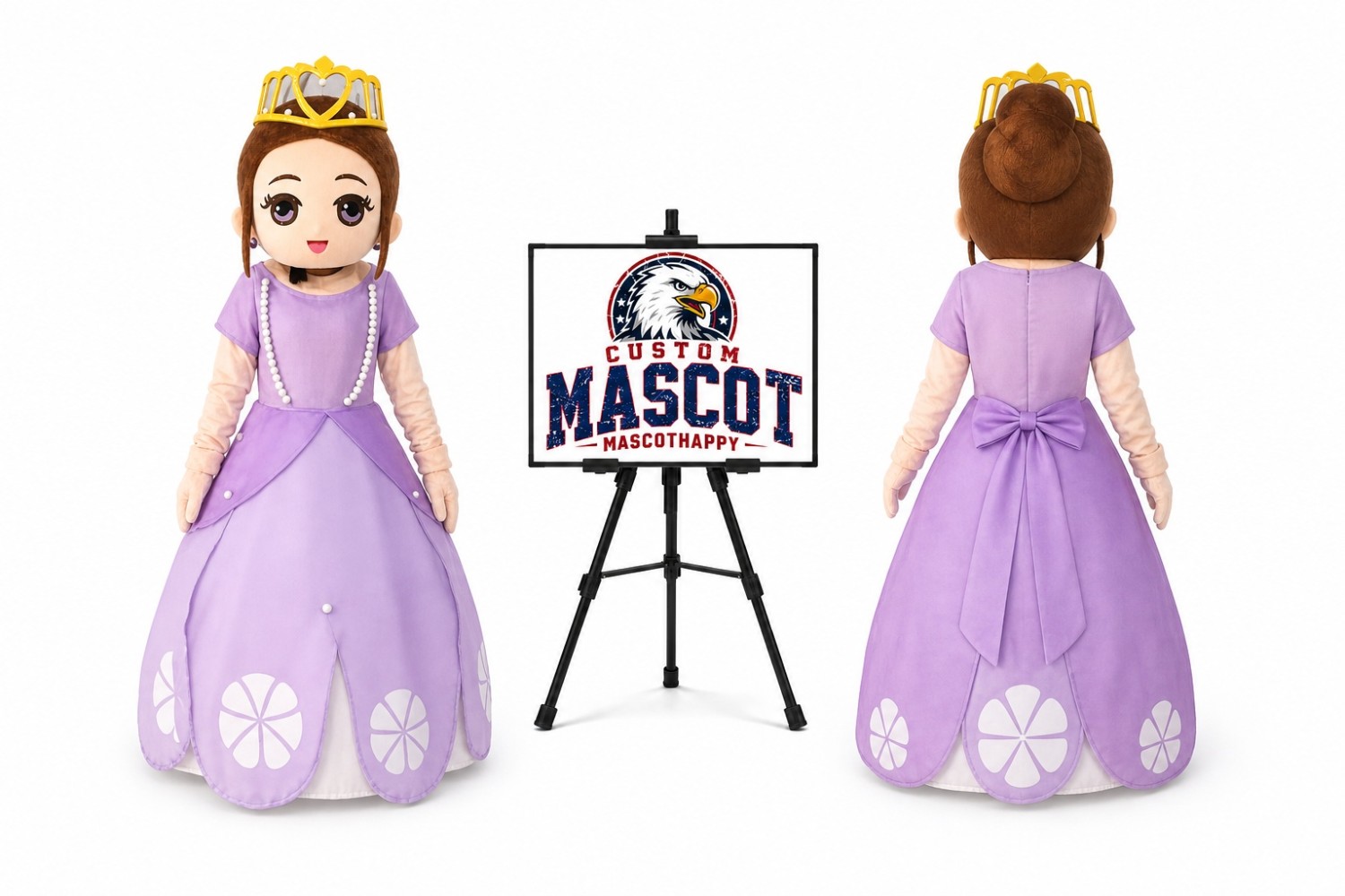 Princess Mascot Costume Princess Mascot Costume