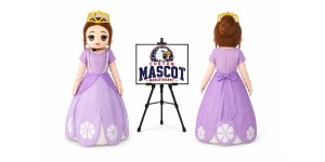 Princess Mascot Costume Princess Mascot Costume