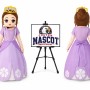 Princess Mascot Costume