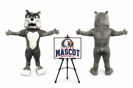 Professional Quality Bulldog Mascot Costume