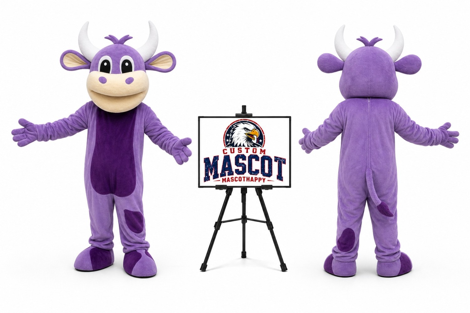 Bull Cow Mascot Costume Bull Cow Mascot Costume