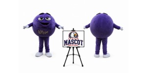 Chocolate Beans Mascot Costume Chocolate Beans Mascot Costume