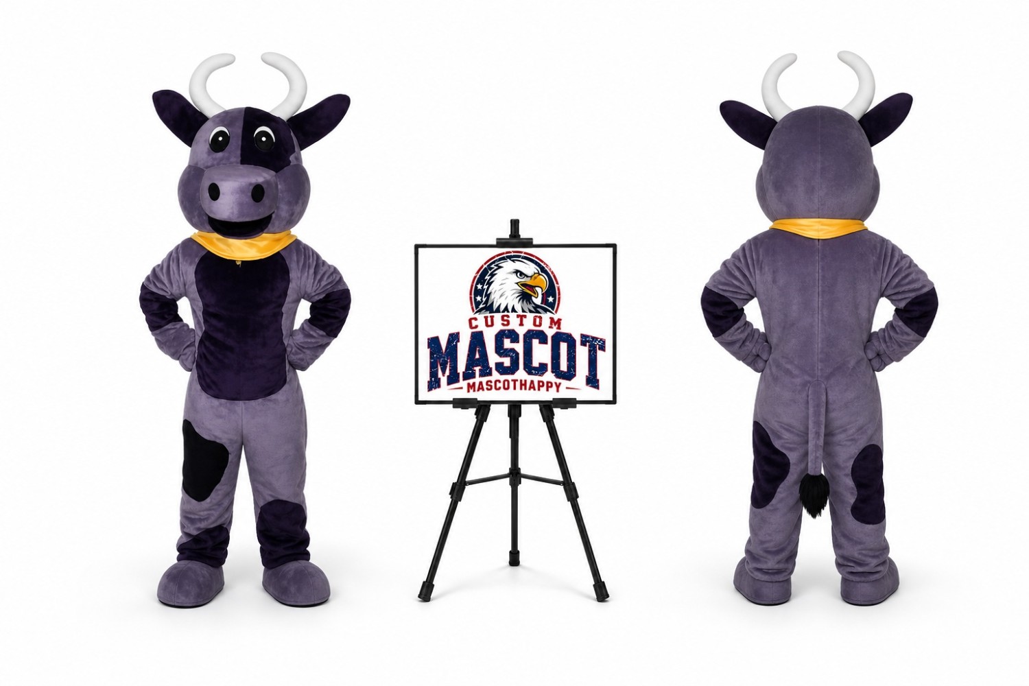 Cow Bull Mascot Costume Cow Bull Mascot Costume