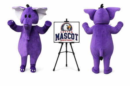 Elephant Cartoon Mascot Costume