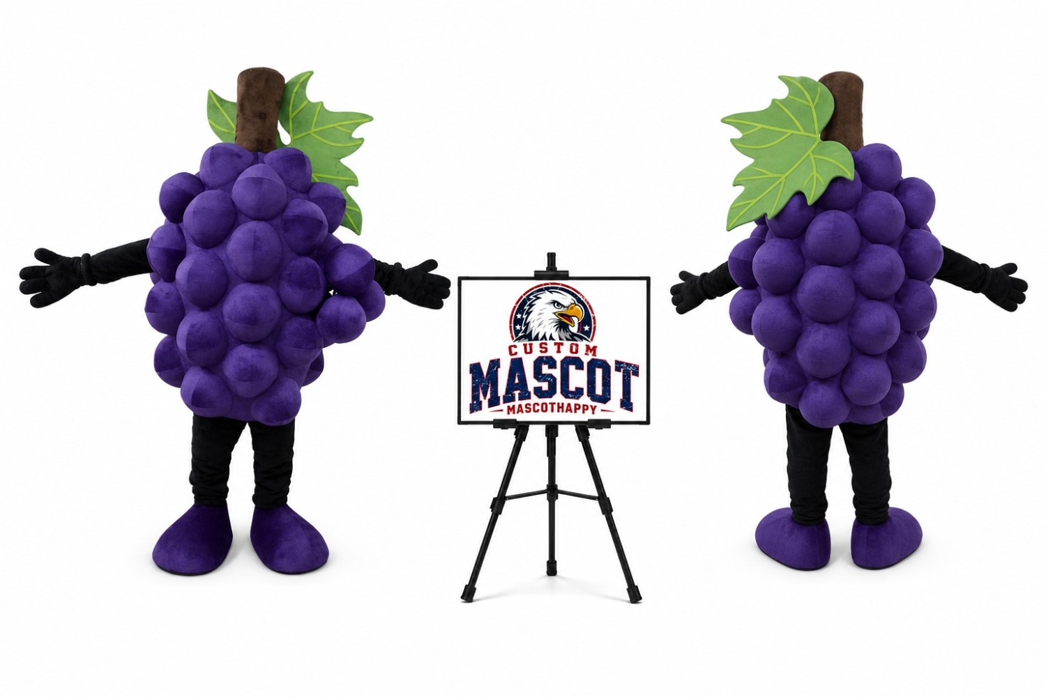 Grape Mascot Costume Grape Mascot Costume