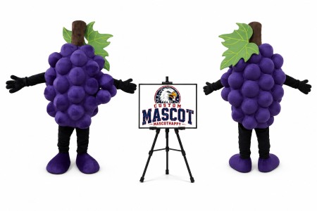 Grape Mascot Costume